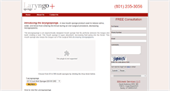 Desktop Screenshot of laryngosponge.com